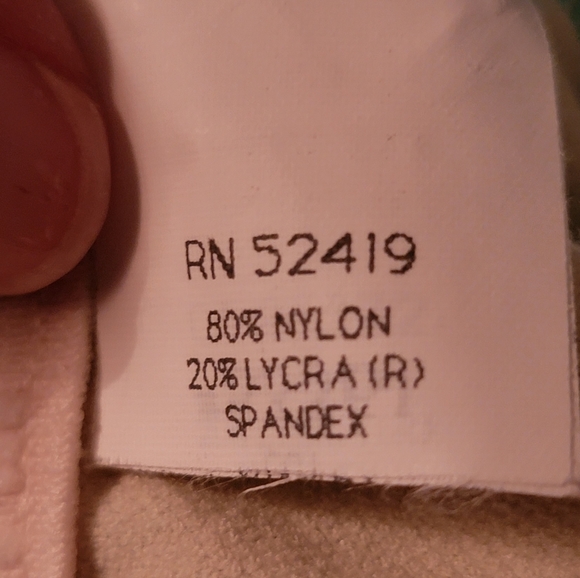 LA BLANCA ♡ Gorgeous Vintage 1pc Aqua Blue 'n White Trim Bralette Swimsuit 8 - Picture 14 of 15